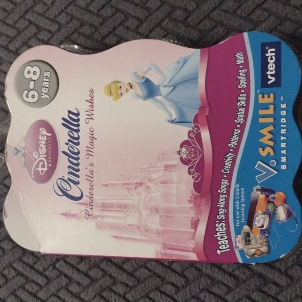 Cinderella VSmile vtech  Smartcartridge. New